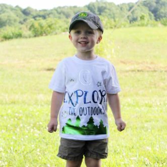 Make camp shirts with iron on vinyl with these SVG files!