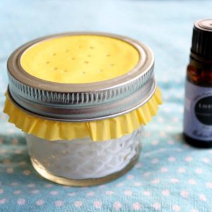 Make this essential oil air freshener in a jar for your home in minutes! A quick and natural way to add scent to any room!
