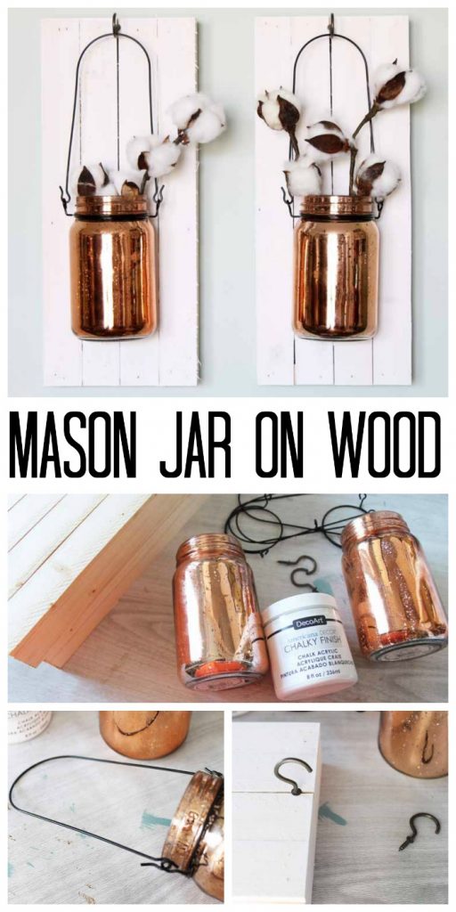 DIY Mason Jar Wall Decor Angie Holden The Country Chic Cottage
