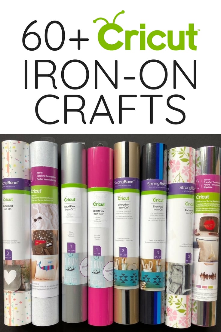 Over 60 Cricut HTV Crafts to make with your cutting machine!