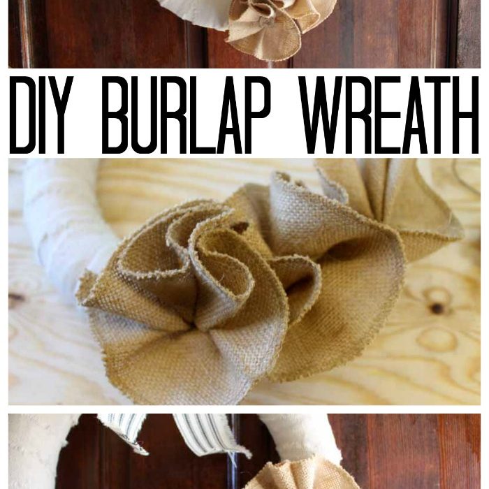 Burlap Wreath Tutorial - Angie Holden The Country Chic Cottage