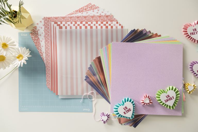 This Cricut Materials bundle comes with a collection of card stock that will inspire many new Cricut crafts!