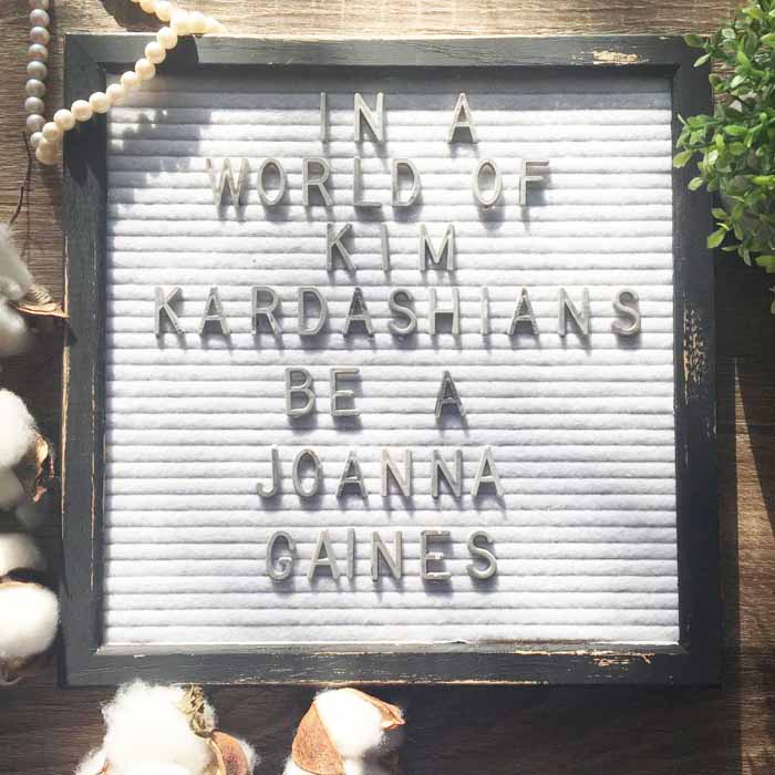 joanna gaines letter board 
