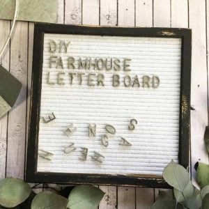 farmhouse letter board