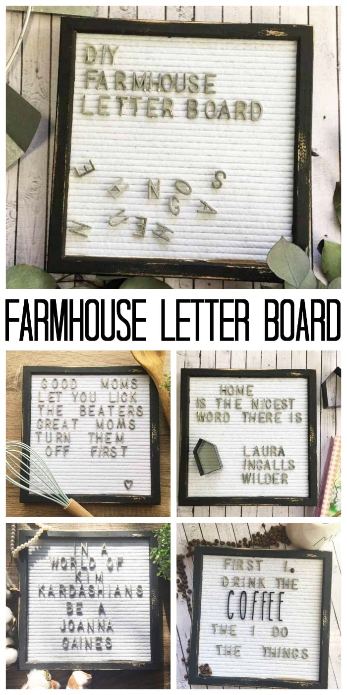 Changeable Letter Board with Farmhouse Style - The Country Chic Cottage