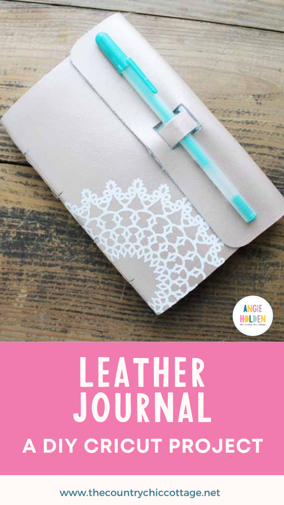 diy leather journal
