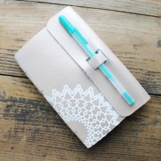 Make a DIY leather notebook with your Cricut Maker! Use the knife blade and scoring wheel like you have never used it before! Plus great deals from HSN on products to make this craft and gift idea!