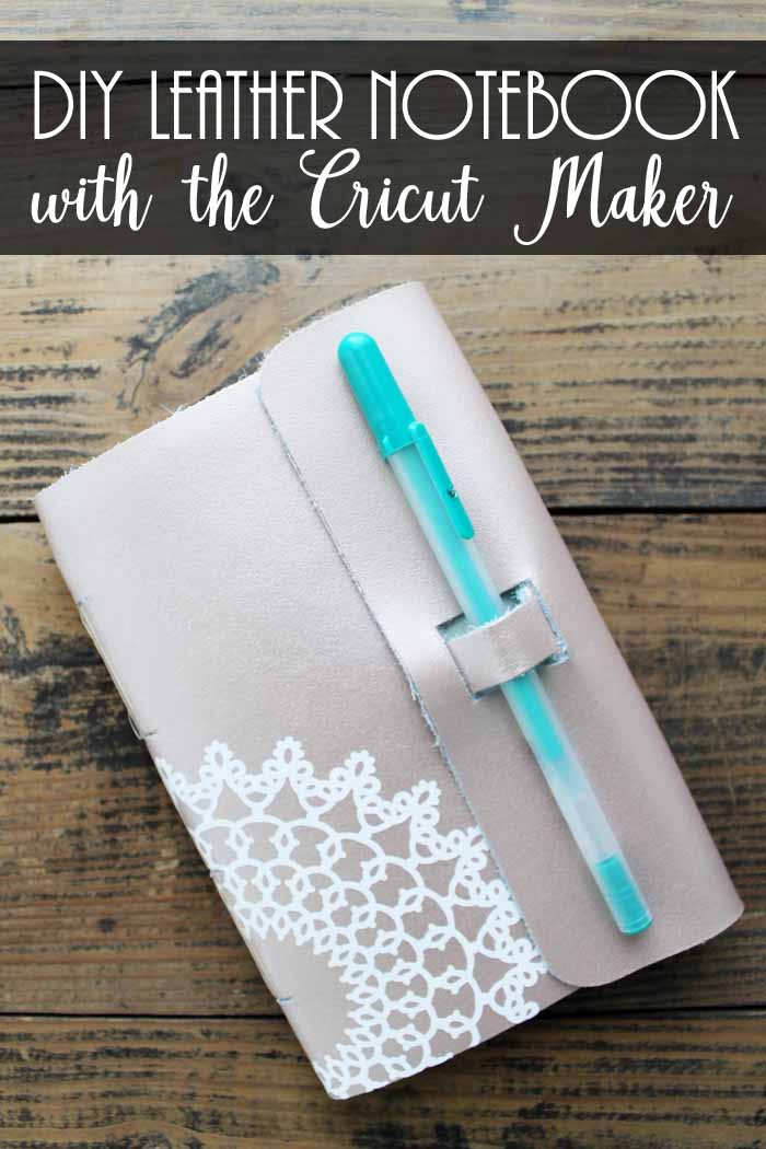 Make a DIY leather notebook with your Cricut Maker! Use the knife blade and scoring wheel like you have never used it before! Plus great deals from HSN on products to make this craft and gift idea!