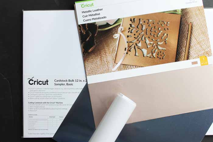 This metallic leather is the perfect material to make your DIY leather journal using your Cricut maker
