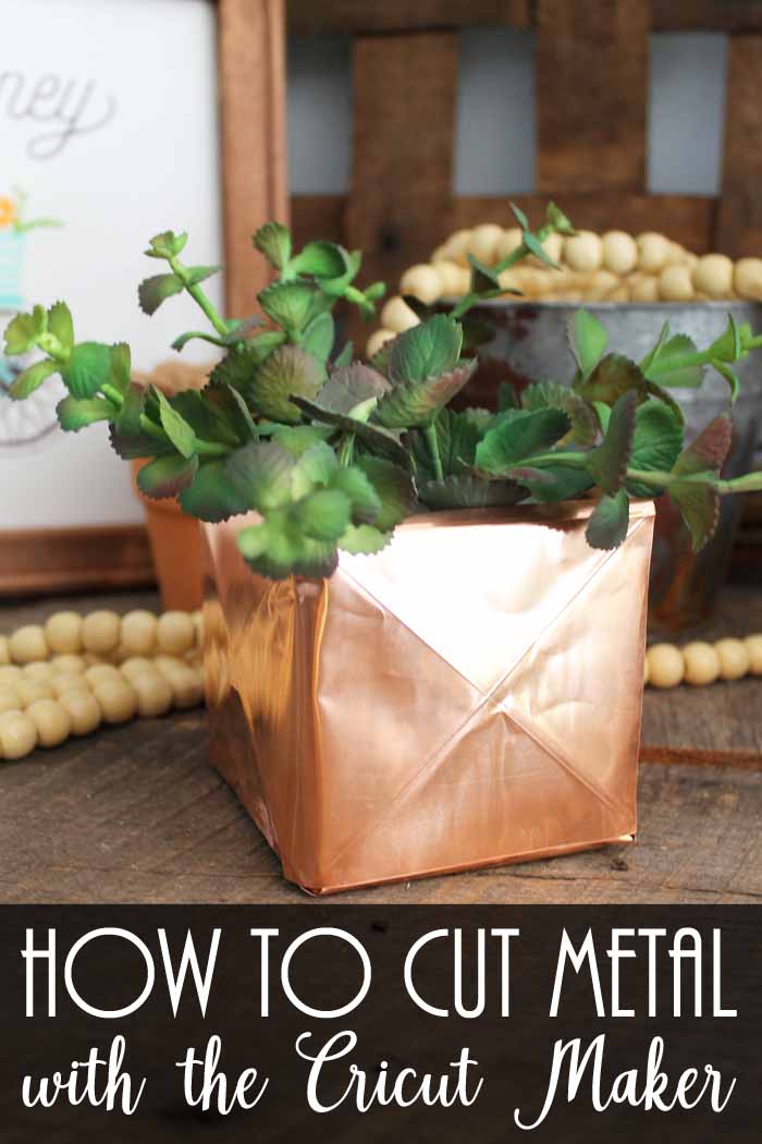 how to cut metal with the cricut maker