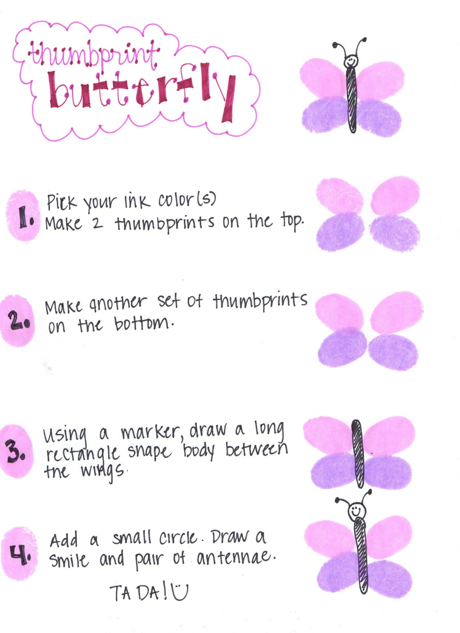 how to draw a fingerprint butterfly graphic