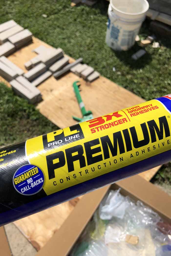 adhesive for airstone