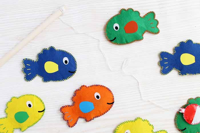 felt fishing game