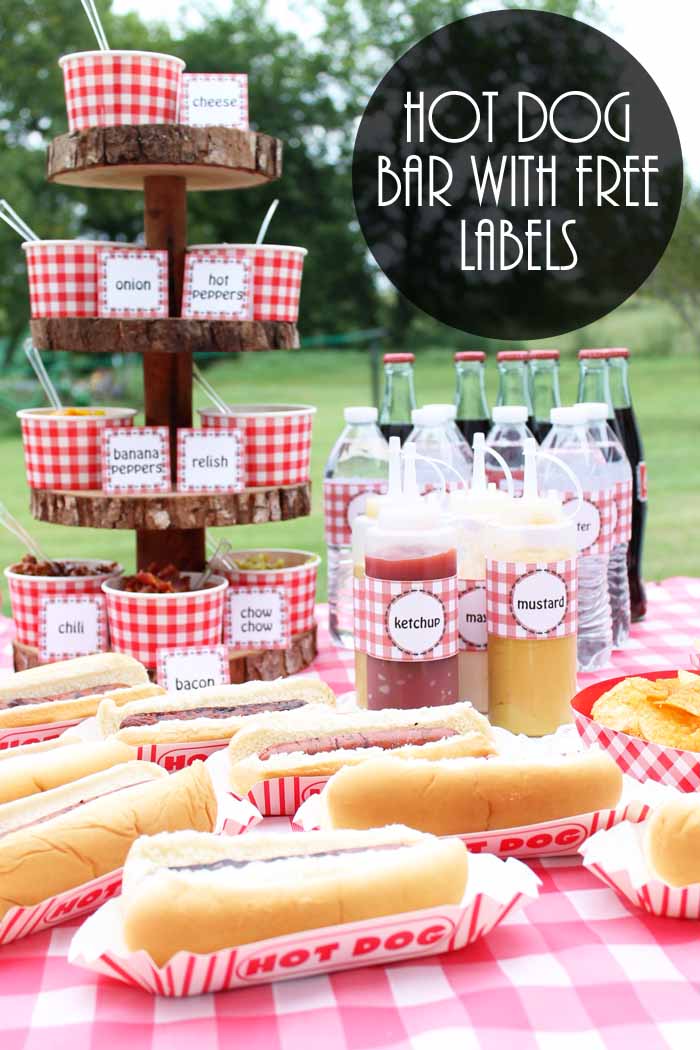 Need some party food ideas on a budget? How about hosting a party with a hot dog bar? We have free BBQ party printables as well and advice on getting cash back for your party needs!