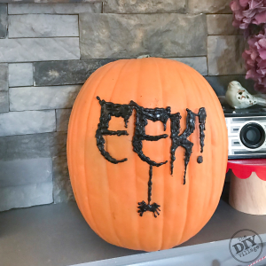 DIY No Carve Hot Glue Pumpkin Decorations by The DIY Village
