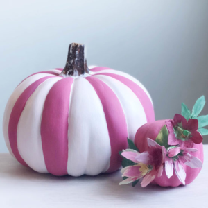 Floral Hot Glue Pumpkin by Brooklyn Berry Designs