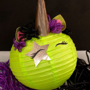 Halloween Unicorn Lantern DIY by Frog Prince Paperie