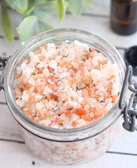 himalayan salt scrub recipe gift idea