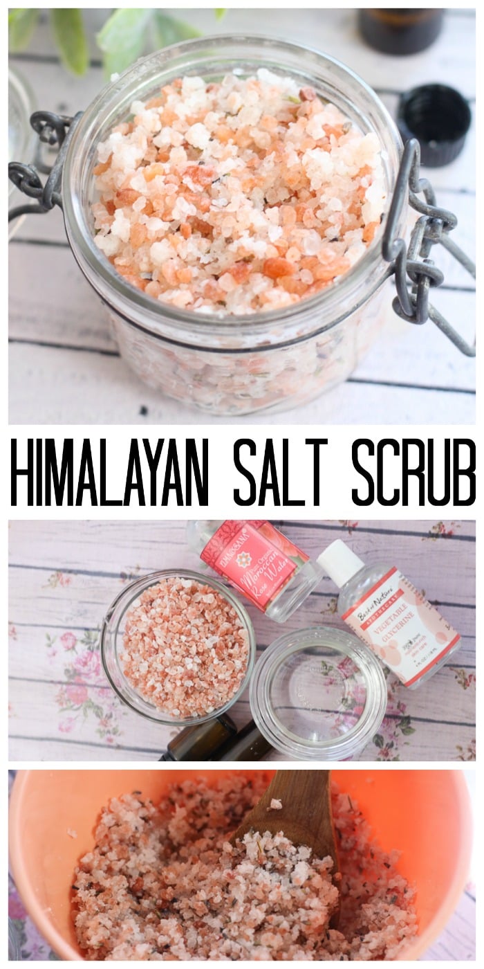 Himalayan salt scrub