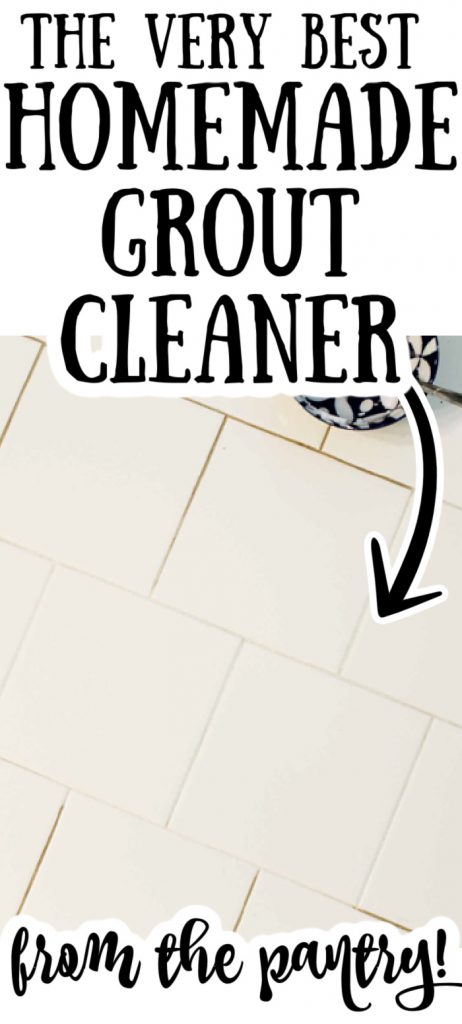 best homemade grout cleaner