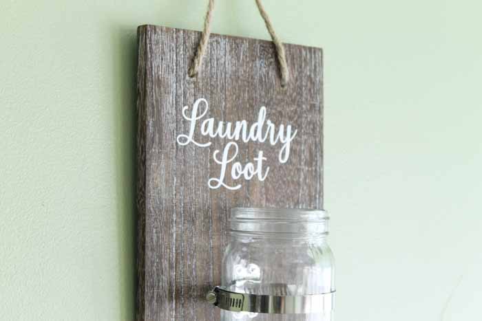 laundry room change jar