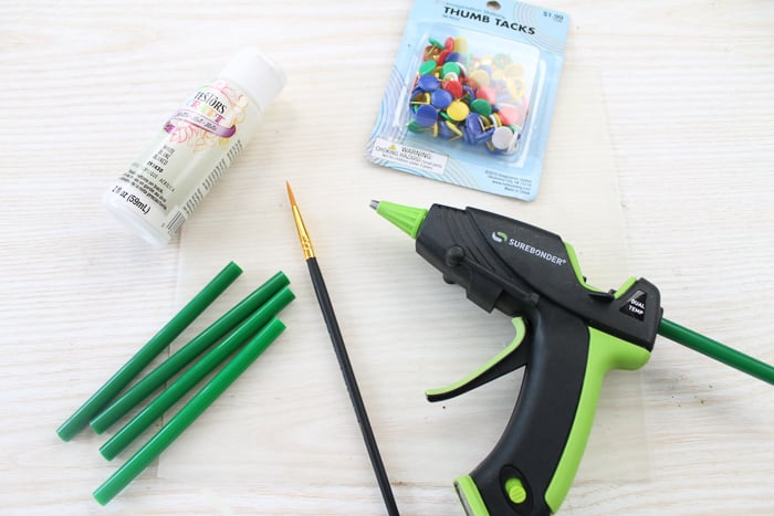 hot glue push pin supplies