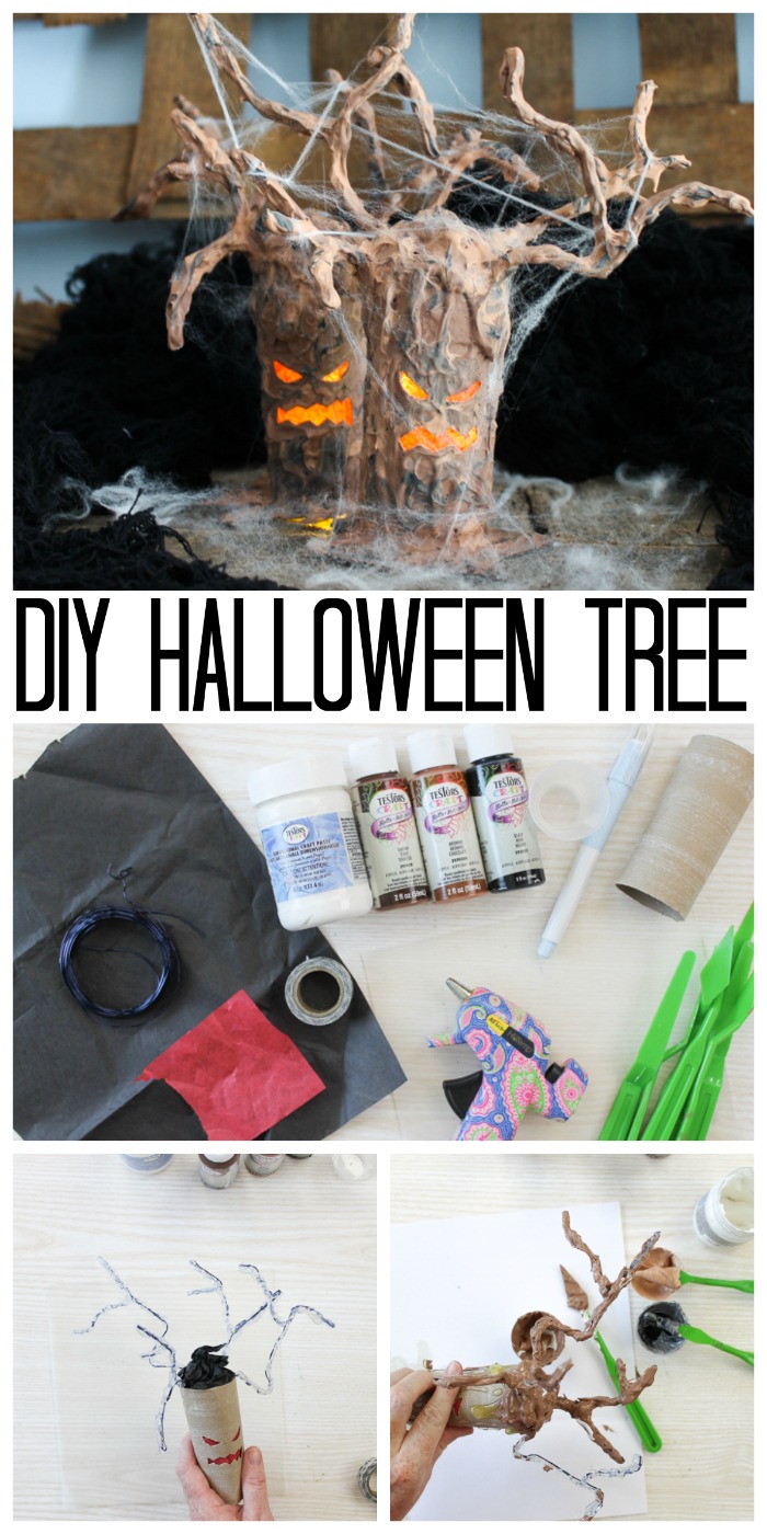 diy halloween tree