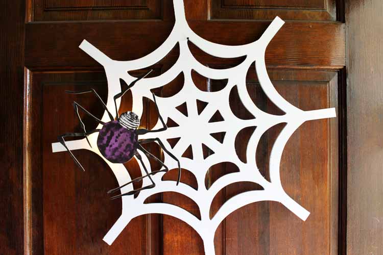 how to make a diy halloween wreath