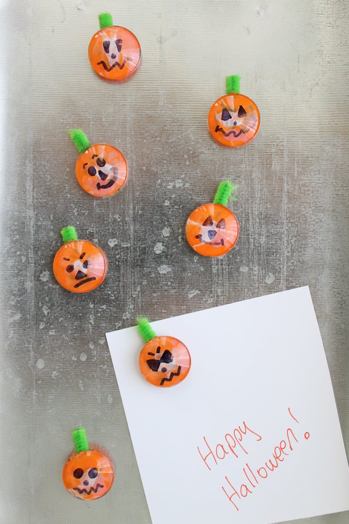 pumpkin magnets for halloween