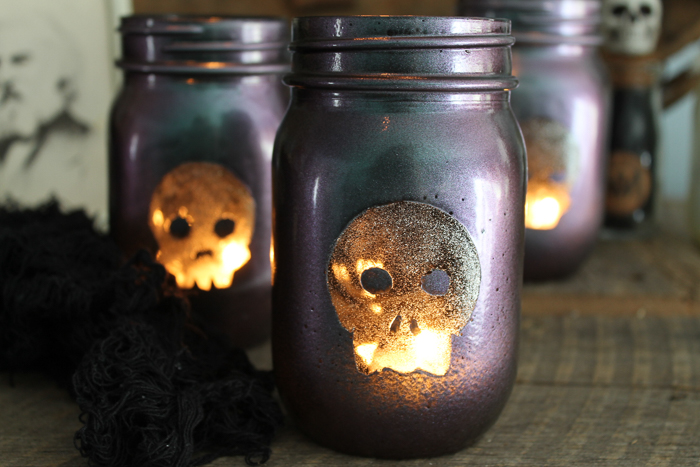 halloween skull lanterns