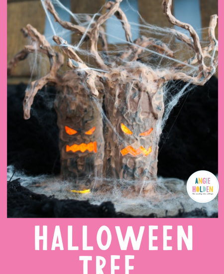 pin halloween tree for testors crafternoons