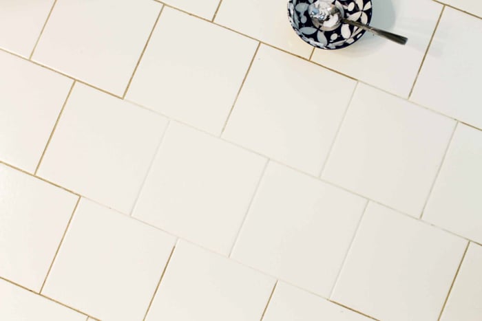 using a homemade grout cleaner