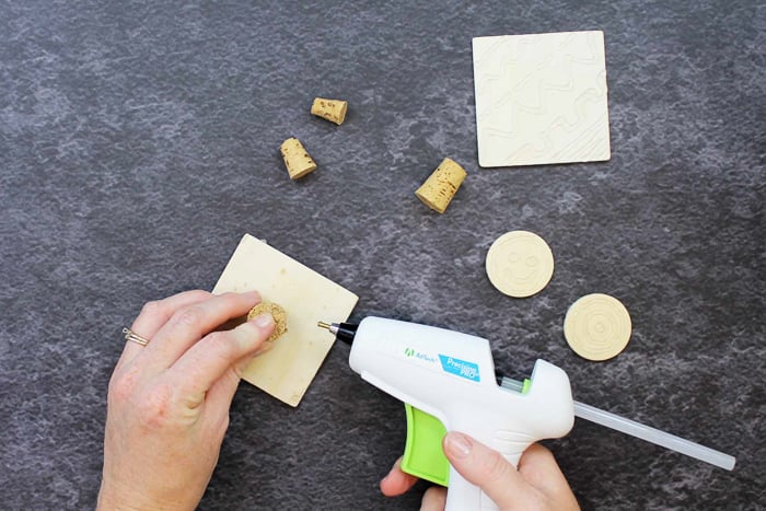 mint-make your own custom stamps - A girl and a glue gun