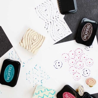 designs for hot glue stamps