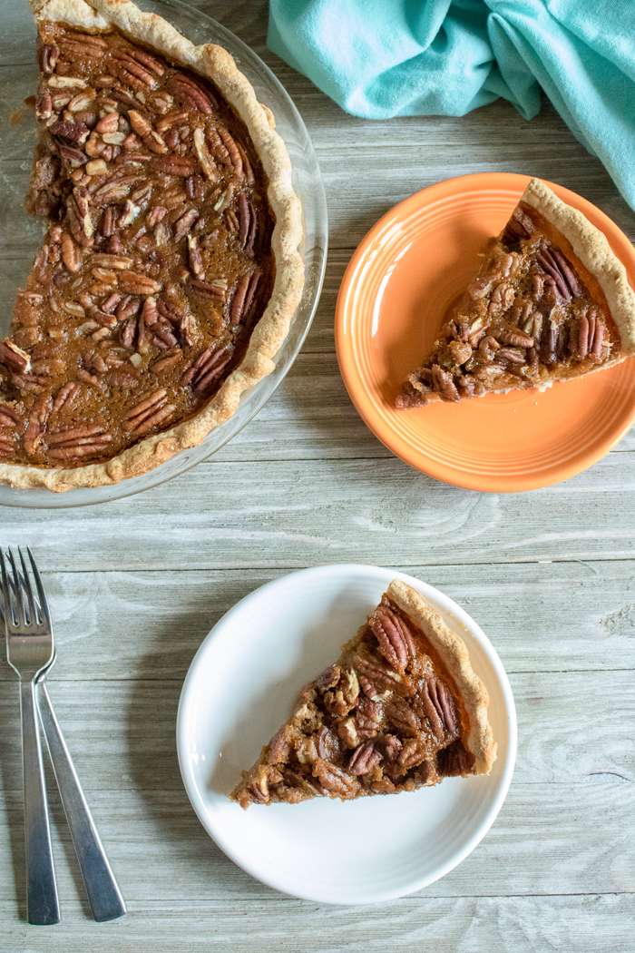 Pumpkin Pecan Pie Recipe - The Country Chic Cottage