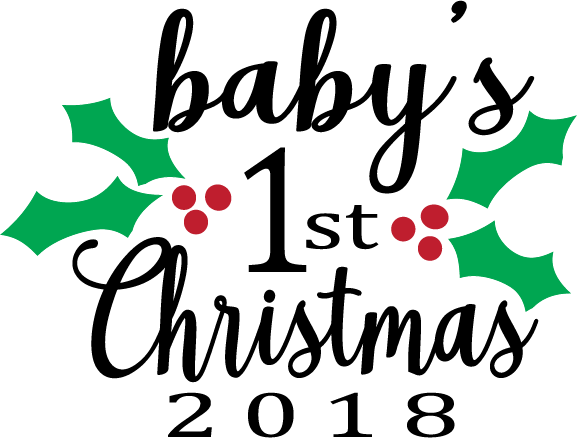 Download Baby's First Christmas Ornament Free SVG File - The ...