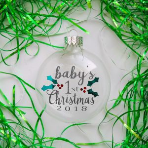 baby's first christmas svg file