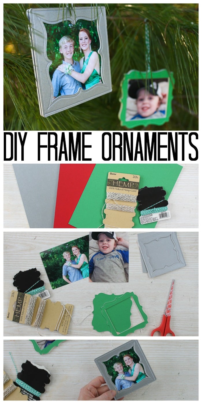DIY frame ornaments 