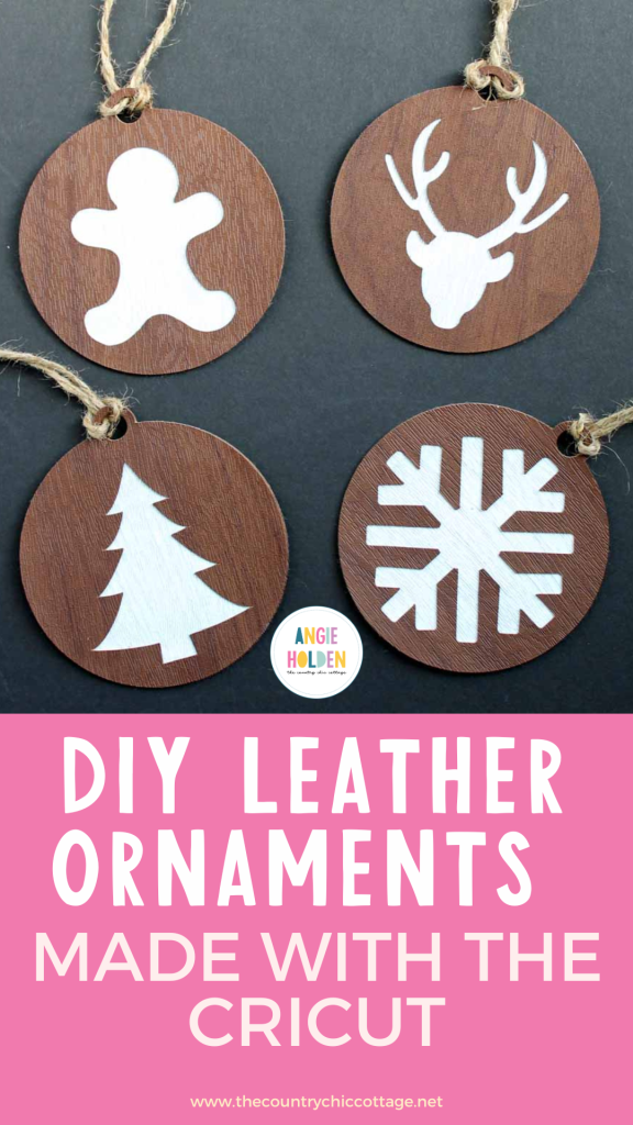 diy leather ornaments