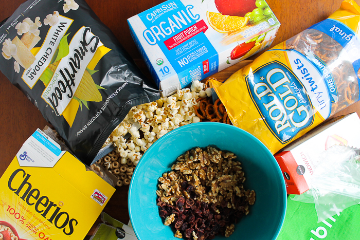 bowl with snack mix gift idea