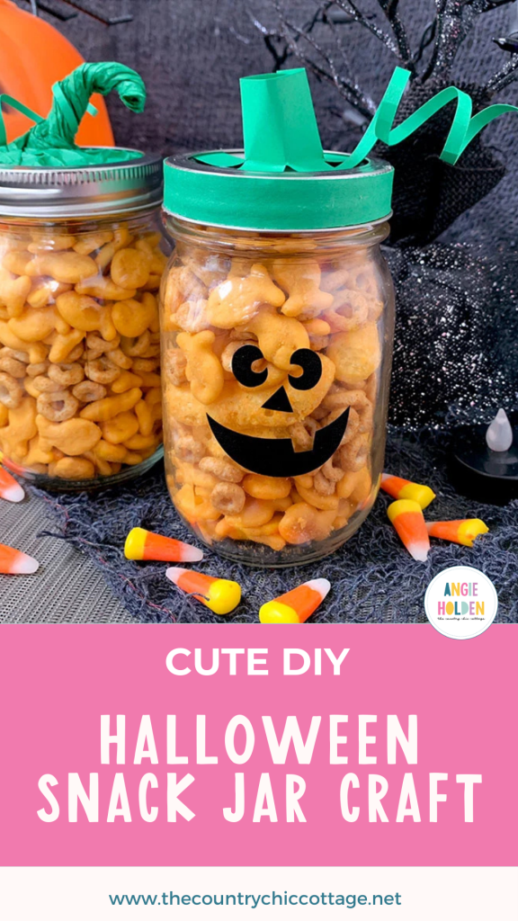 Halloween snack jar craft