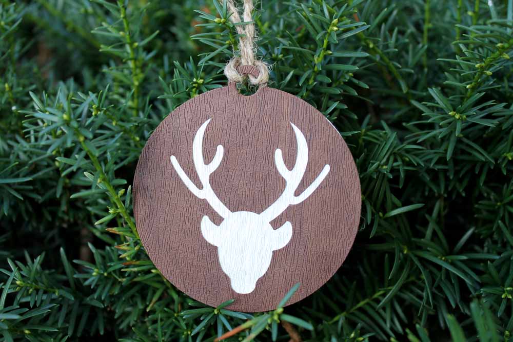deer head christmas ornament