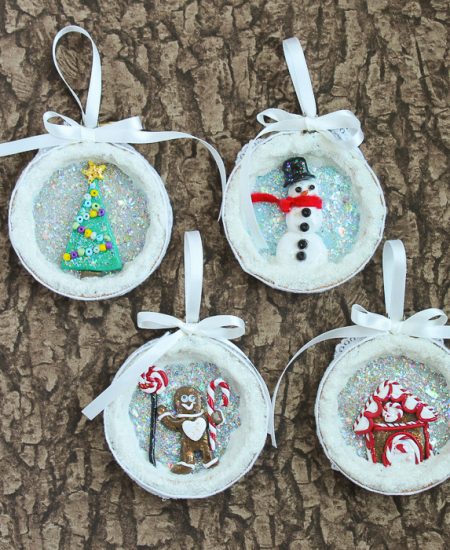 polymer clay christmas ornaments