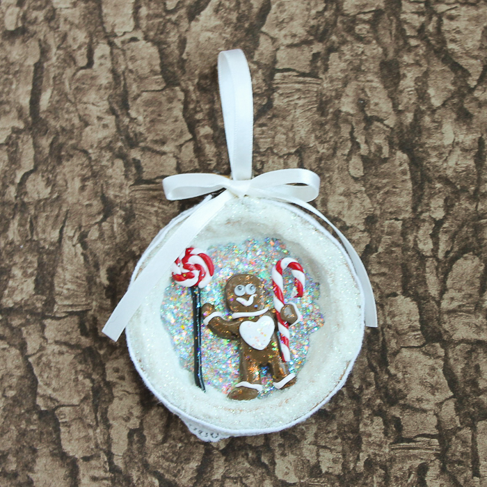 gingerbread man christmas ornament 