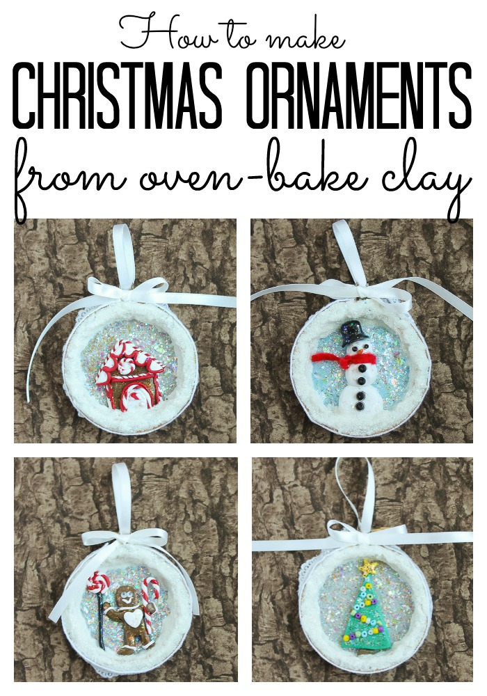 how to make christmas ornaments from over bake clay