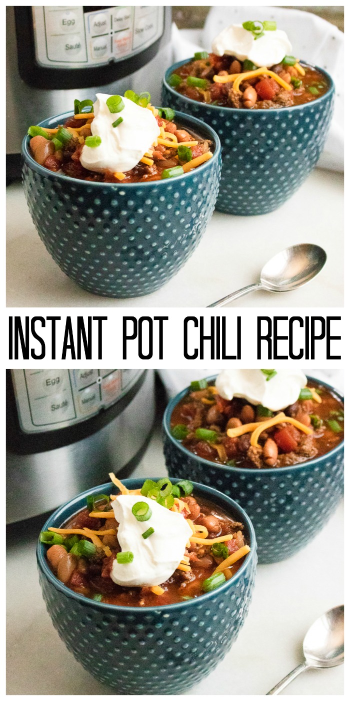 instant pot chili recipe