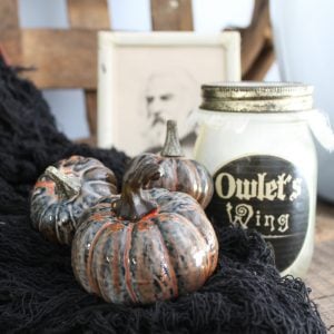 resin pumpkins for halloween