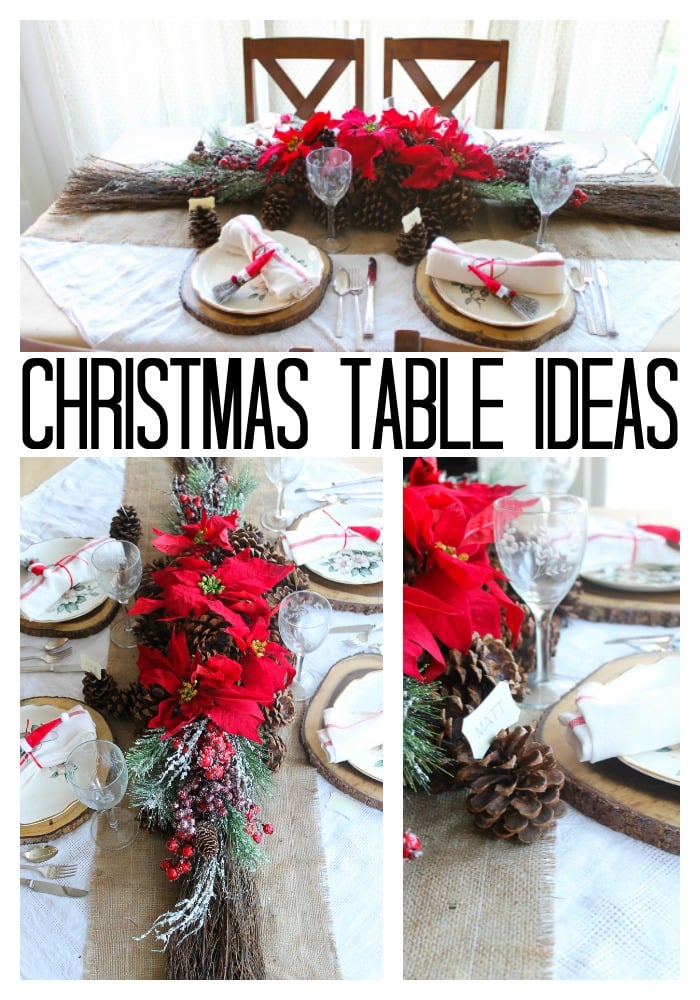 holiday tablescape