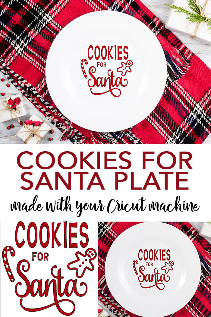 cookies for santa plate pinterest image