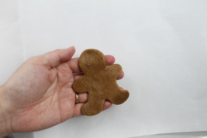 baking gingerbread cookies